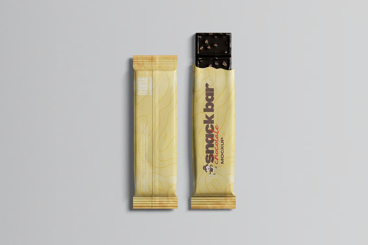 Snack Bar Mockup, a Packaging Mockup by Se٧enStudio (Photo 5 of 5)