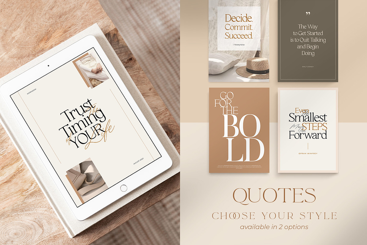 SALE WorkBook Creator Coach CANVA, a Magazine Template by Eviory (Photo 17 of 36)