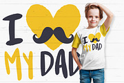 Father’s Day Cut Files Pack, an Illustration by Andrea De Oliveira (Thumbnail 2 of 5)