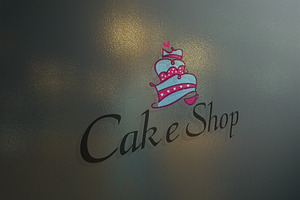 Cake Shop Logo Template