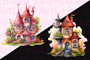 The Good Witch’s House Clipart, a Seasonal Illustration by LekoArt (Thumbnail 4 of 10)