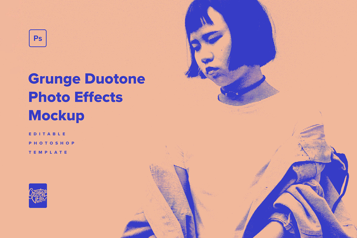 Grunge Duotone Photo Effects Pack, a Layer Style Add-On by Creative Veila (Photo 2 of 12)