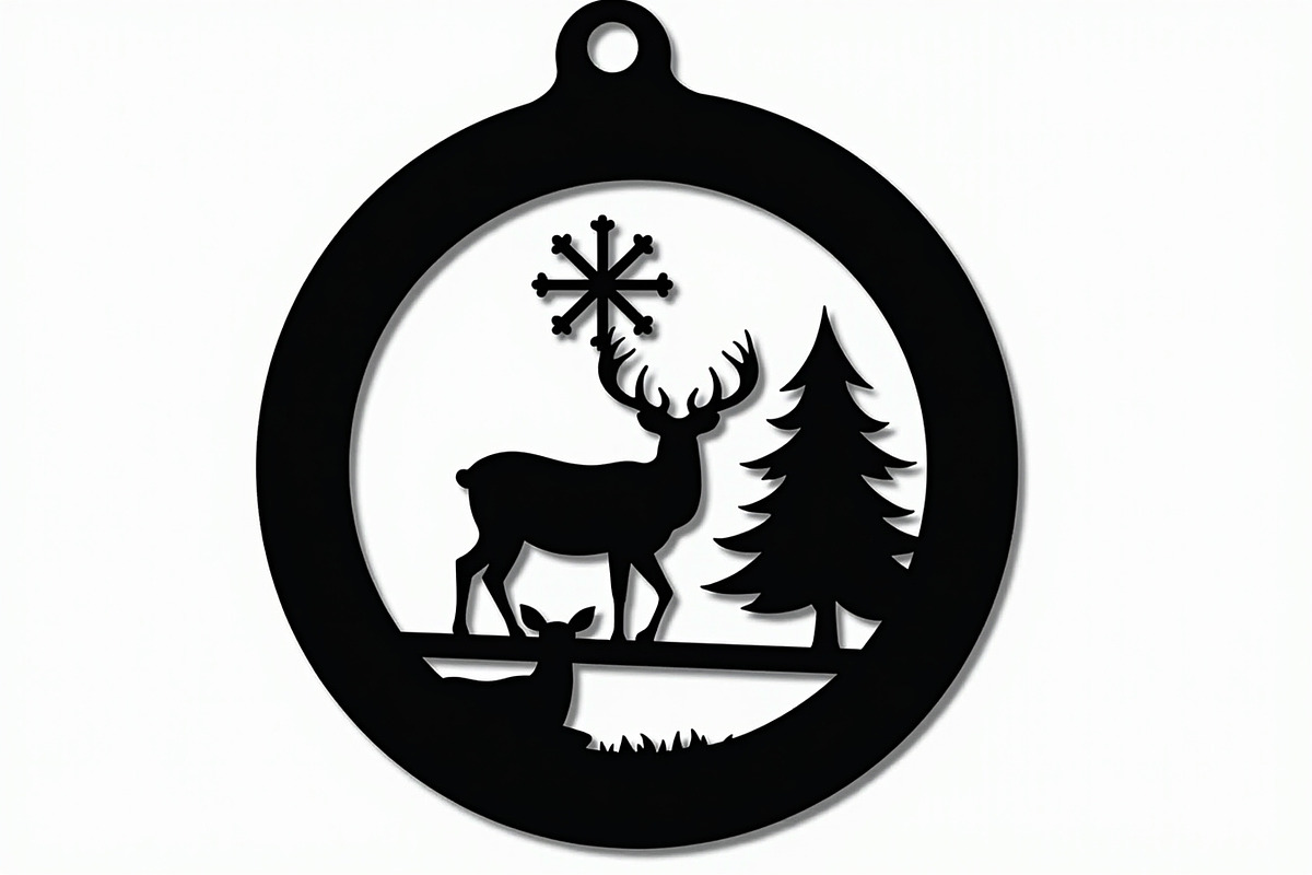 15 Christmas Laser Cut Bundle, a Graphic by balal (Photo 7 of 14)