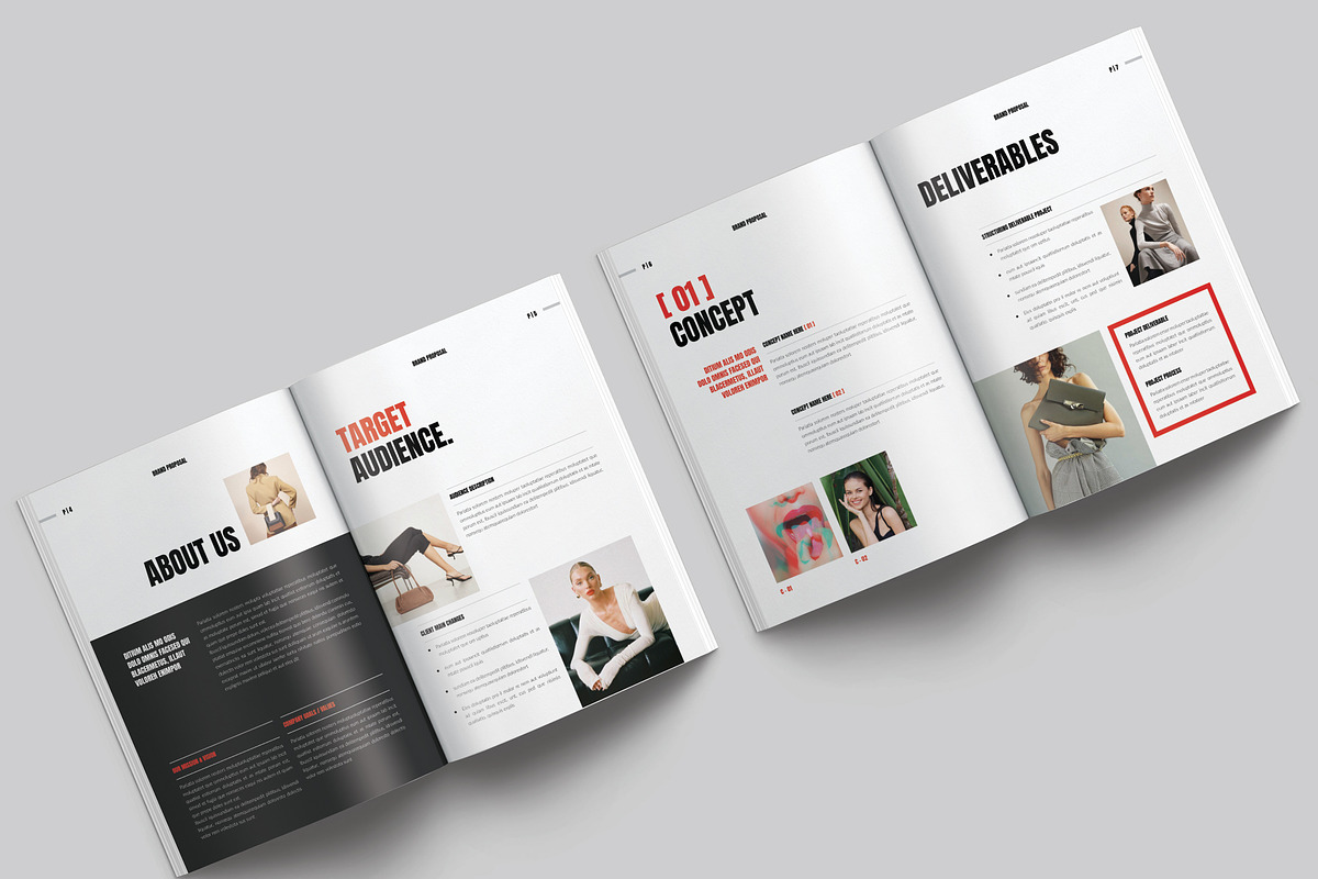 Brand Proposal Template, a Brochure Template by NorthPeak (Photo 4 of 9)
