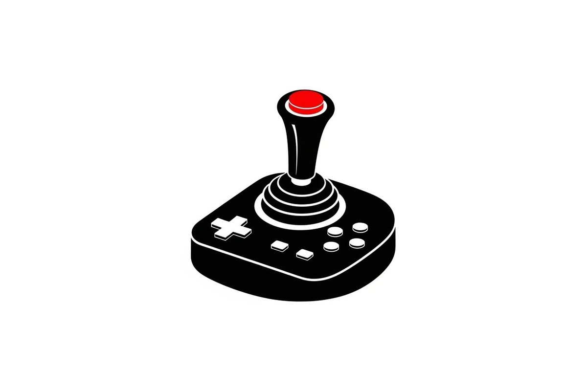 50 Retro Gaming Joystick Vector Bund, an Illustration by Creativeshirt (Photo 17 of 51)
