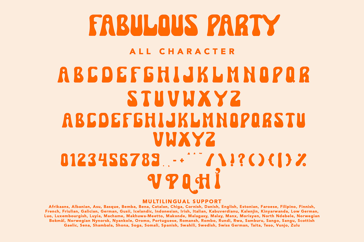 Fabulous Party, a Serif Font by HATFSTUDIO (Photo 6 of 8)