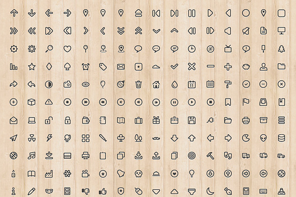 Stroke (300 Vector Icons)