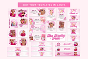 Bright Pink Shopify Website Banners, a Shopify Template by Template Twist Shop (Thumbnail 2 of 5)