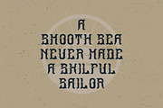 Ocean Storm label font, a Symbol Font by Heather_insane (Thumbnail 4 of 6)