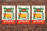 Yellow Thanksgiving Party Flyer Set, a Flyer Template by Aiyari Graphic (Thumbnail 3 of 3)