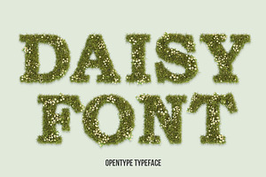 Daisy Font, a Font by Handmadefont