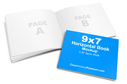 Landscape Softcover Book Mockup, a Print Template by Cover Actions Premium (Thumbnail 2 of 7)