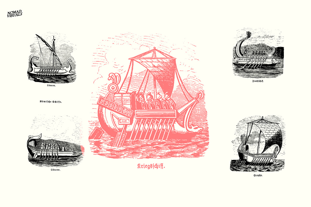 Ancient Rome Illustrated - Part One, an Illustration by Nomad Visuals (Photo 7 of 13)