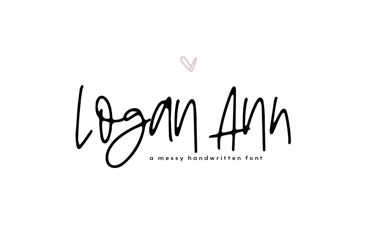 Logan Ann - A Handwritten Font