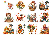 Kids Autumn, an Illustration by Design Market (Thumbnail 2 of 3)