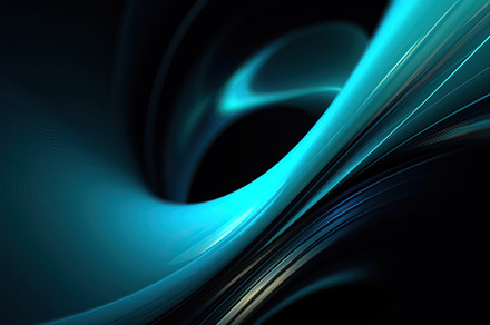 Abstract background with wavy shapes. Generative AI, an Abstract Photo by OSORIOartist