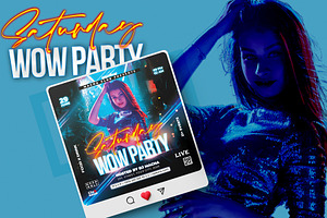 Night Party Flyer & Social Media