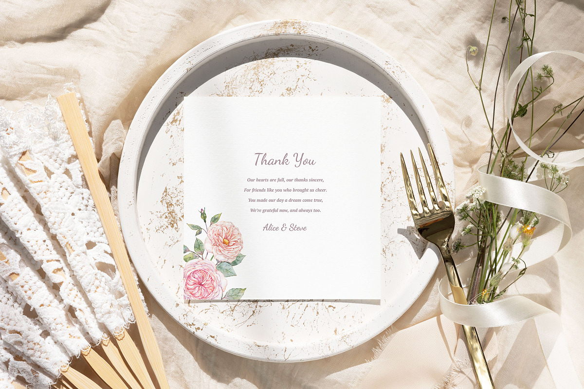 Beryl - Wedding Invitation Suite, an Invitation Template by CinderHeart Designs (Photo 10 of 10)