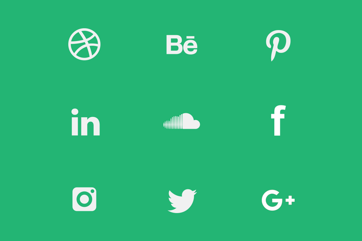 Social Media Icons, an Icon by Pixul