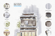 Sketchbook Photoshop Brushes, a Brush Add-On by Julia Dreams (Thumbnail 2 of 7)