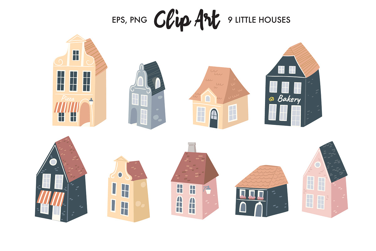 Little Town collection, a Transportation Illustration by OlgaBoncheva (Photo 7 of 10)