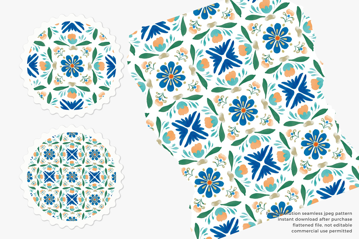 Scandinavian folk seamless pattern, a Pattern Graphic by Pink Studio Art (Photo 2 of 4)