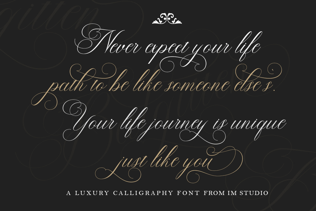 Balgitten Script, a Script Font by IM Studio (Photo 7 of 8)