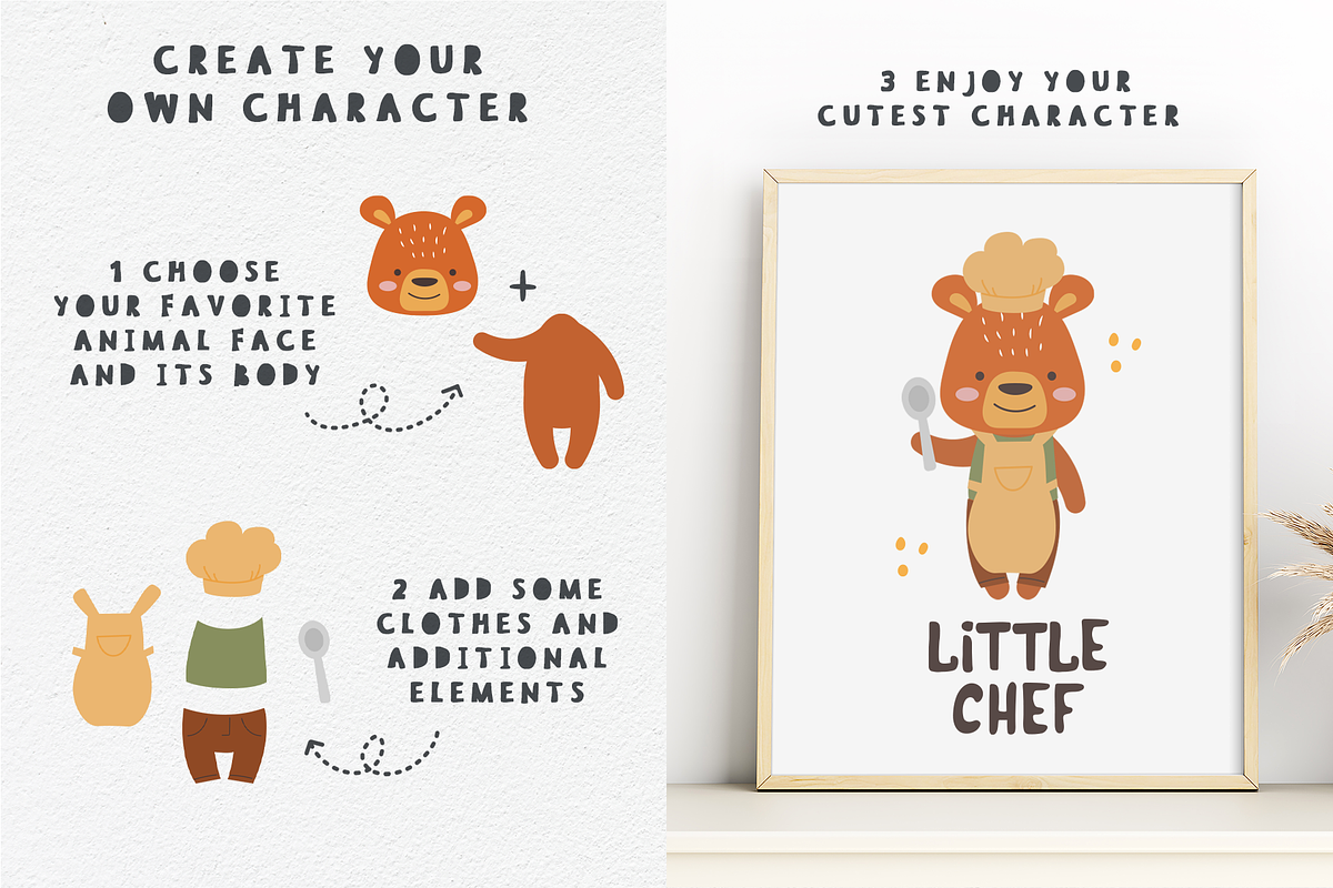 Wild Friends. Baby animals set, an Animal Illustration by RinaKustova (Photo 7 of 16)