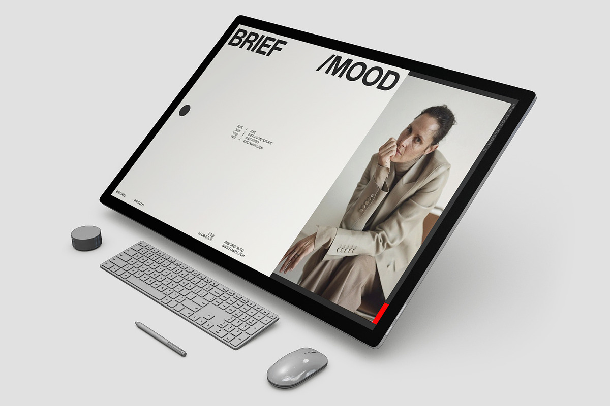 RUBE | Brief Mood Presentation, a Presentation Template by CreativexGenius (Photo 11 of 11)