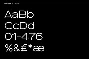 BALARM - a clean, wide sans typeface, a Sans Serif Font by Catkie - Digital Art (Thumbnail 5 of 14)