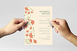 Floral Wedding Stationery Templates