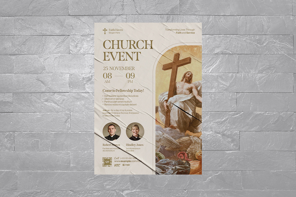 Church Event Flyer Template, a Flyer Template by BrandPacks (Photo 3 of 5)