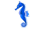 Sea Horse. Art and seamless pattern, a Pattern Graphic by sovarina (Thumbnail 5 of 9)