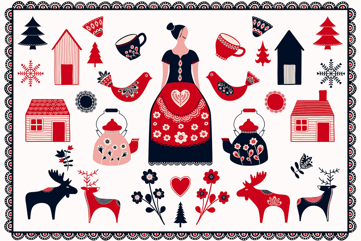 Cozy Scandinavia, an Animal Illustration by Chus Moreno Studio (Photo 5 of 14)