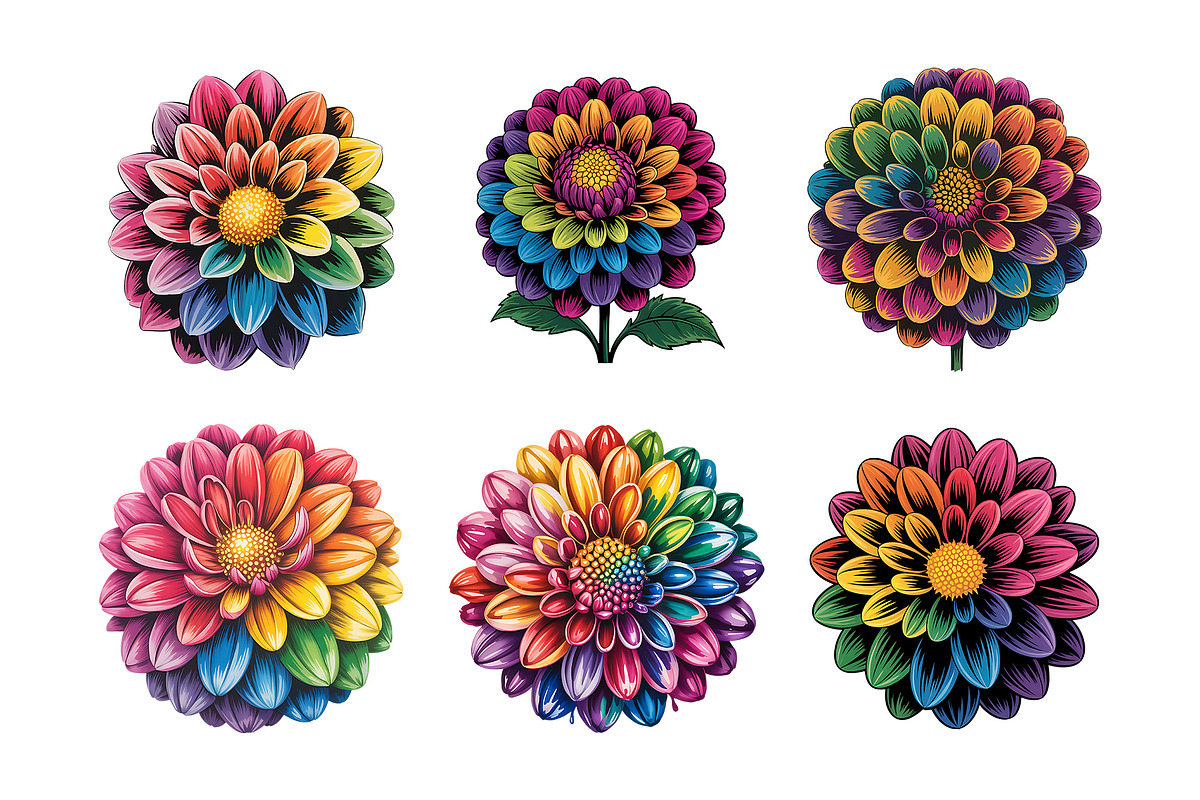 Watercolor Flowers in Soft Pastels, a Decorative Illustration by ForhadGFX (Photo 10 of 11)