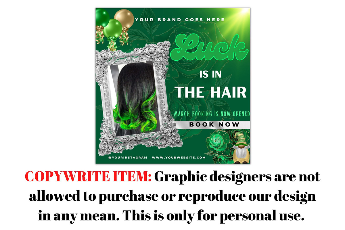 DIY St Patricks Day Flash Sale, a Social Media Template by Foedesigner (Photo 3 of 6)