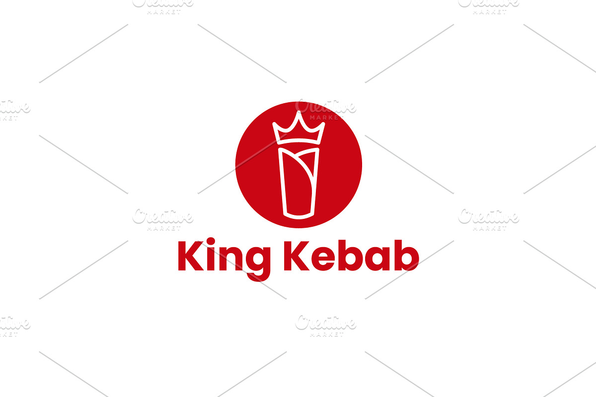 Kebab logo icon illustration, a Branding & Logo Template by Dyn Studio