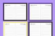 Monthly Planner - April 2024, a Poster Template by Roumec Estudio (Thumbnail 11 of 15)