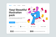 Yaay! Illustration Kit, a Templates & Theme by ls-illustrations (Thumbnail 2 of 6)