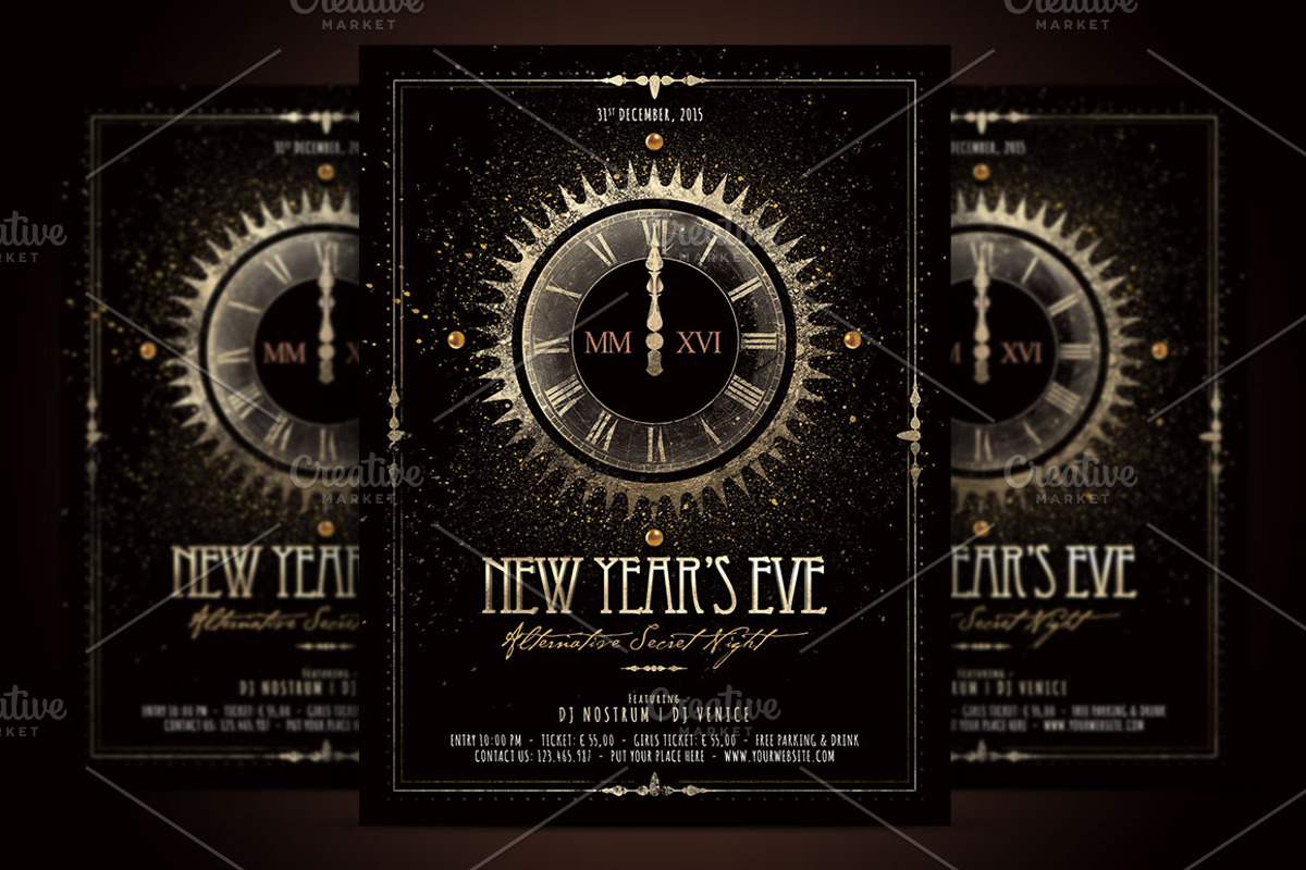 NYE - New Year Alternative Flyer, a Flyer Template by Ade Concept (Photo 1 of 5)