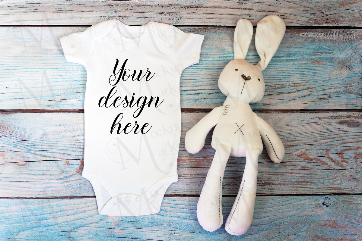 29 Baby Bodysuit mockup bundle., a Print Template by MockupMarket (Photo 11 of 30)