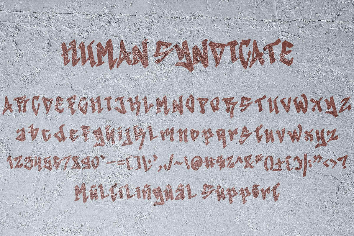 Human Syndicate, a Script Font by Yoga Letter (Photo 5 of 5)