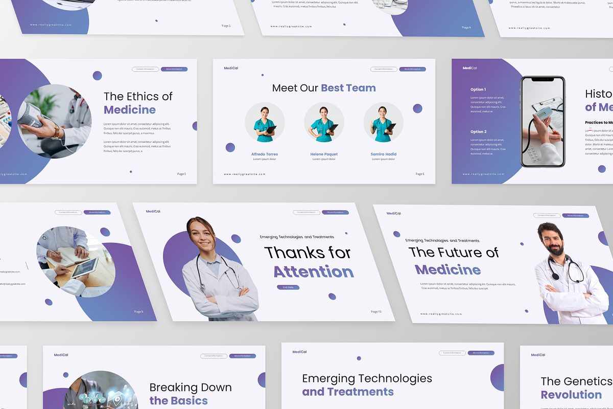 Medical Health Keynote Template, a Presentation Template by GraphauseProject (Photo 5 of 6)