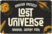 Lost Universe Ligature Display Font, a Sans Serif Font by JumboDesign (Thumbnail 1 of 6)
