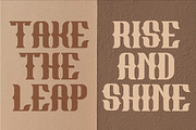 Night Life Modern Gothic, a Blackletter Font by Gumrega Studio (Thumbnail 3 of 7)