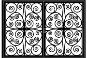 Decorative Iron Grill Scroll Panel, an Object Graphic by Creativeshirt (Thumbnail 18 of 18)