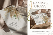Pampas grass watercolor flowers boho, a Decorative Illustration by Yuliya Derbisheva (Thumbnail 2 of 12)