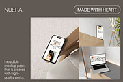 NUERA - Warm Vibes Mockup Bundle, a Device Mockup by Creavora (Thumbnail 2 of 10)