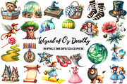Wizard of Oz , Dorothy Clipart, an Illustration by Daily.Designs (Thumbnail 1 of 5)