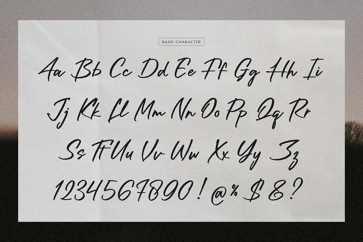 Yelgani | Casual Handwritten Font, a Script Font by gracetype_studio (Photo 10 of 12)